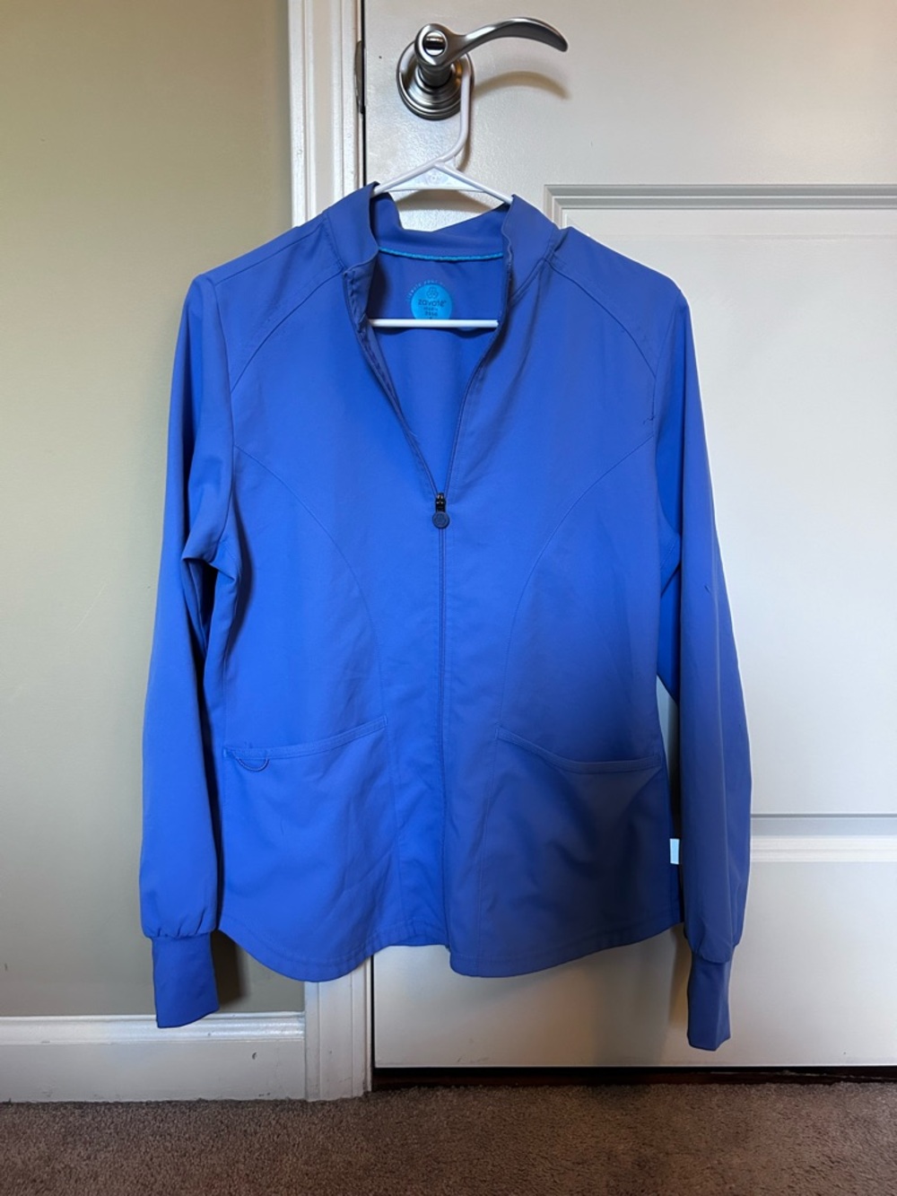 Light Blue Scrub Jacket